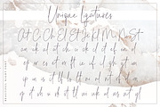 Beautiful Night Script Font, a Script Font by SiDesign (Thumbnail 7 of 10)