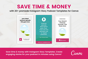 Instagram Story Podcast Templates