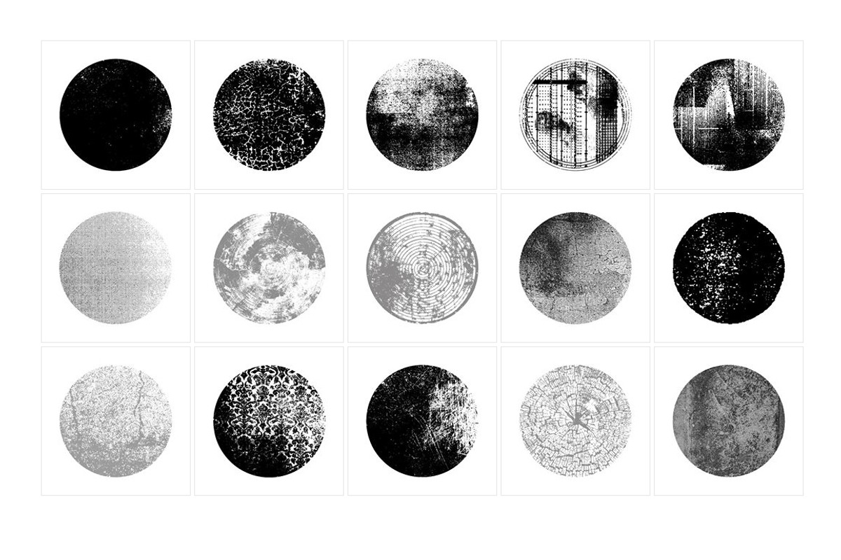 30 Circular Vector Textures, a Texture Graphic by Offset