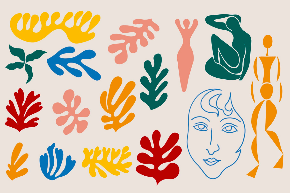 Matisse procreate stamp brushes, a Brush Add-On by Veronika Gotovceva (Photo 4 of 9)