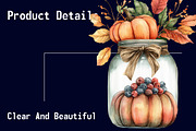 Watercolor Autumn Jar Sublimation, an Illustration by CitraGraphics (Thumbnail 5 of 6)