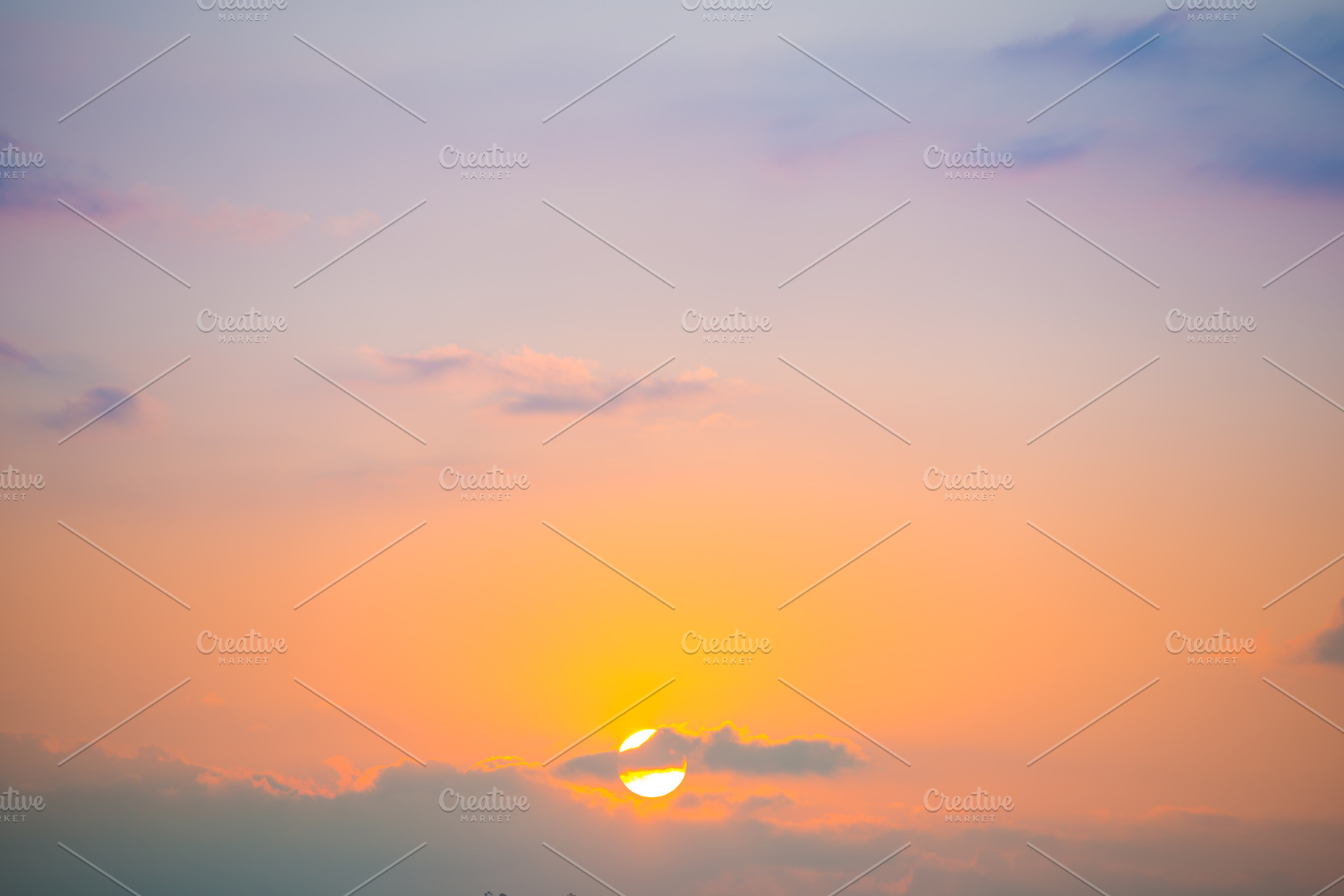 Cloudscape with dramatic sunset, a Nature Photo by Vapi