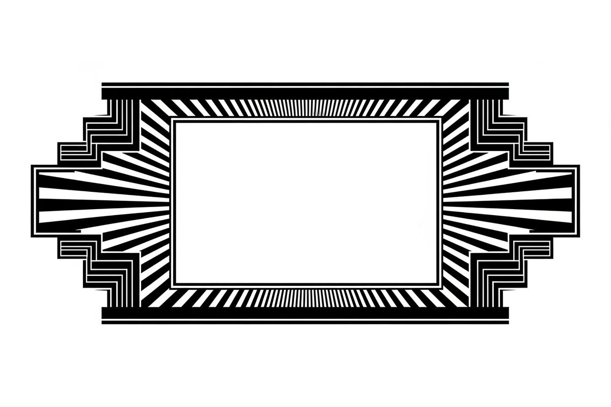 Art Deco Frame SVG Bundle, an Illustration by Creativeshirt (Photo 15 of 31)