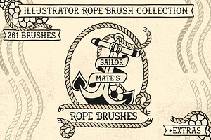 Sailor Mate´s Rope Brush Collection