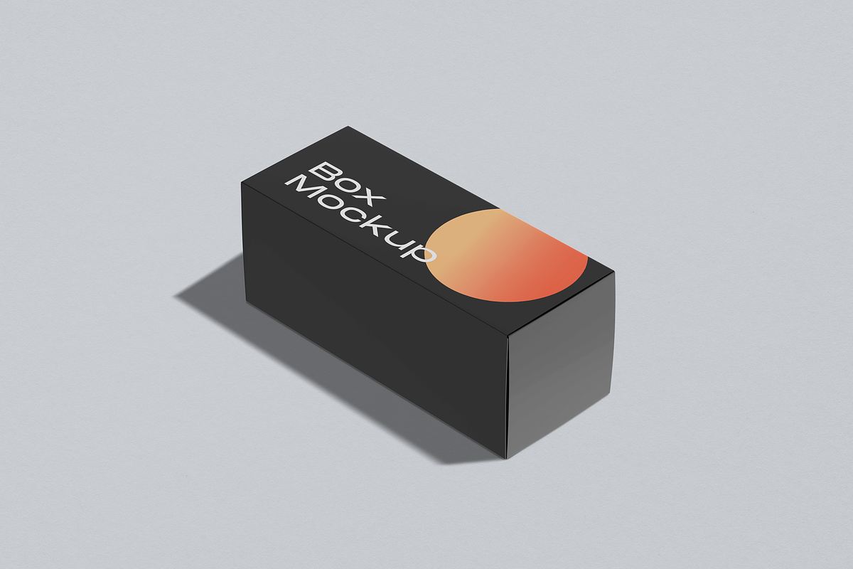 Black Box Mockup, a Packaging Mockup by Mockupdaddy