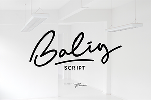 Balig Script -Elegant Signature Font