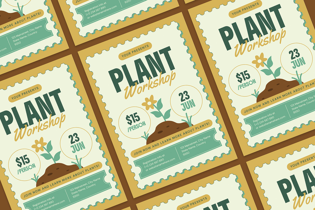 Plant Workshop - Flyer preview 2