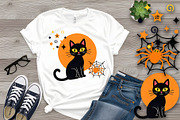 95 Spooktacular Halloween Clipart, a Seasonal Illustration by Sharon Schwalbe (Thumbnail 5 of 9)
