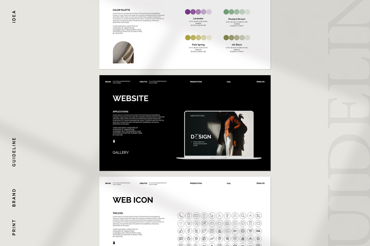 Brand Guideline Presentation, a Presentation Template by PrintIdea (Photo 5 of 9)