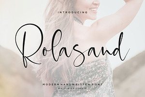 Rolasand - Modern Handwritten Font