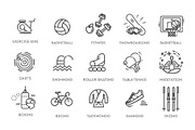 Web Set of Fitness Icons, an Object Illustration by Tettygreen (Thumbnail 2 of 3)
