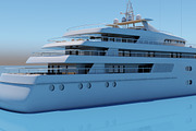 3D Super Yacht, a Cars & Vehicle 3D Model by Giimann (Thumbnail 3 of 7)