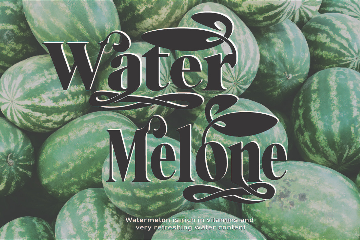 Hello Melone, a Serif Font by AleraStudio (Photo 2 of 10)