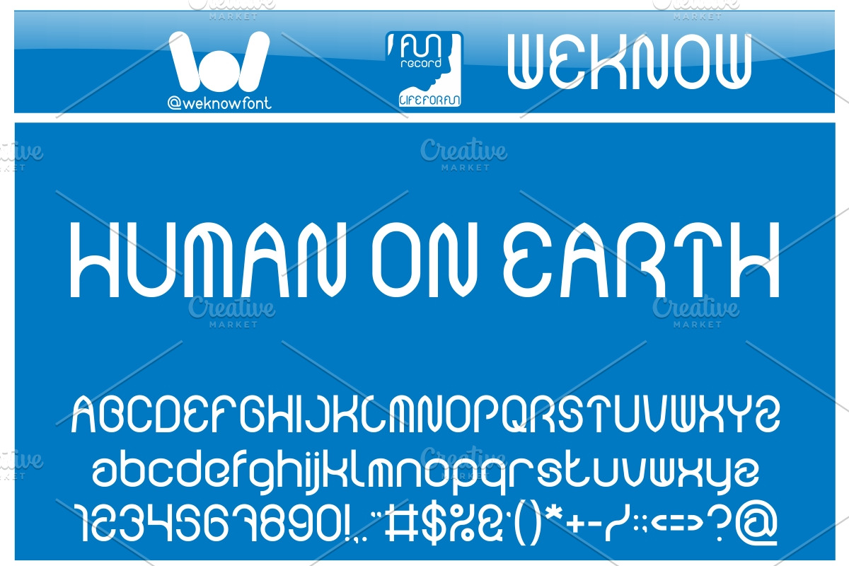 Funrecord Life font, a Font by weknow (Photo 3 of 8)