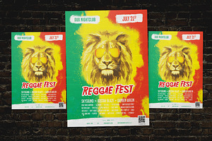 Reggae Fest Flyer