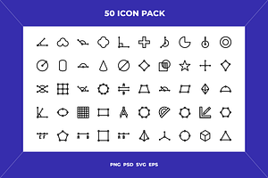 Geometry icons, an Outline Icon by Wencory
