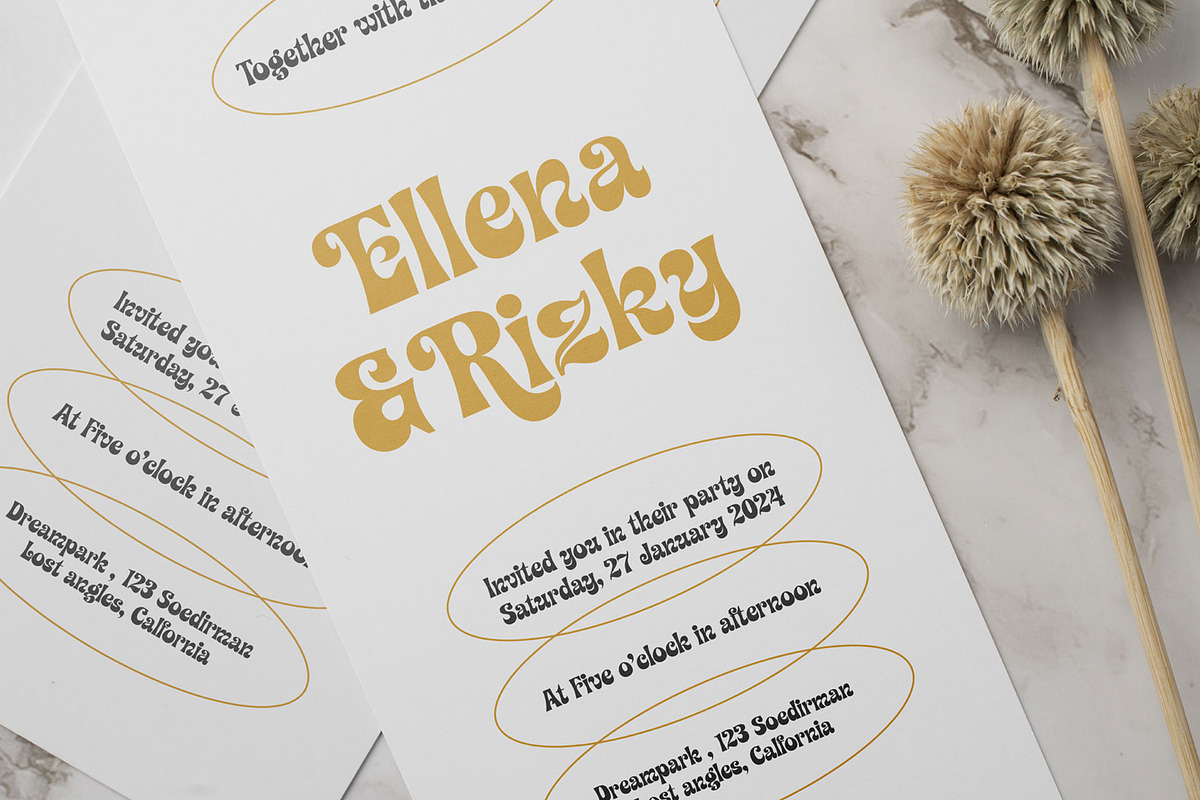 Molger Retro Display Font, a Serif Font by RantautypeStudio (Photo 11 of 17)