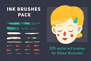 Ink Brushes Pack, a Brush Add-On by tuesok digital goods (Thumbnail 1 of 3)