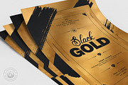 Black and Gold Flyer Template V15, a Flyer Template by ThatsDesignArt (Thumbnail 5 of 7)