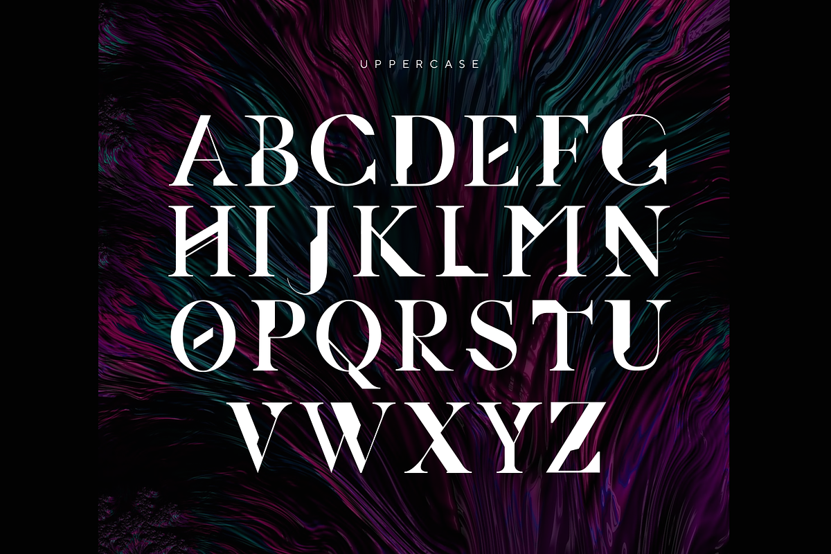 Ozra | Display Font, a Serif Font by Glyph44 (Photo 4 of 7)