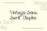 Menduwa - Sans Serif Vintage, a Sans Serif Font by Boril Std (Thumbnail 5 of 12)