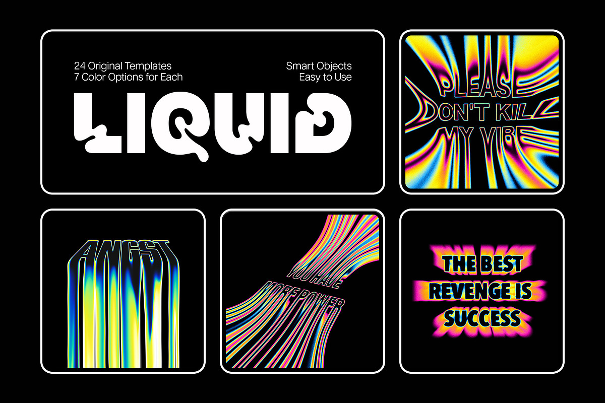 Liquid Text Effects Bundle, a Layer Style Add-On by pixelbuddha.net (Photo 1 of 37)