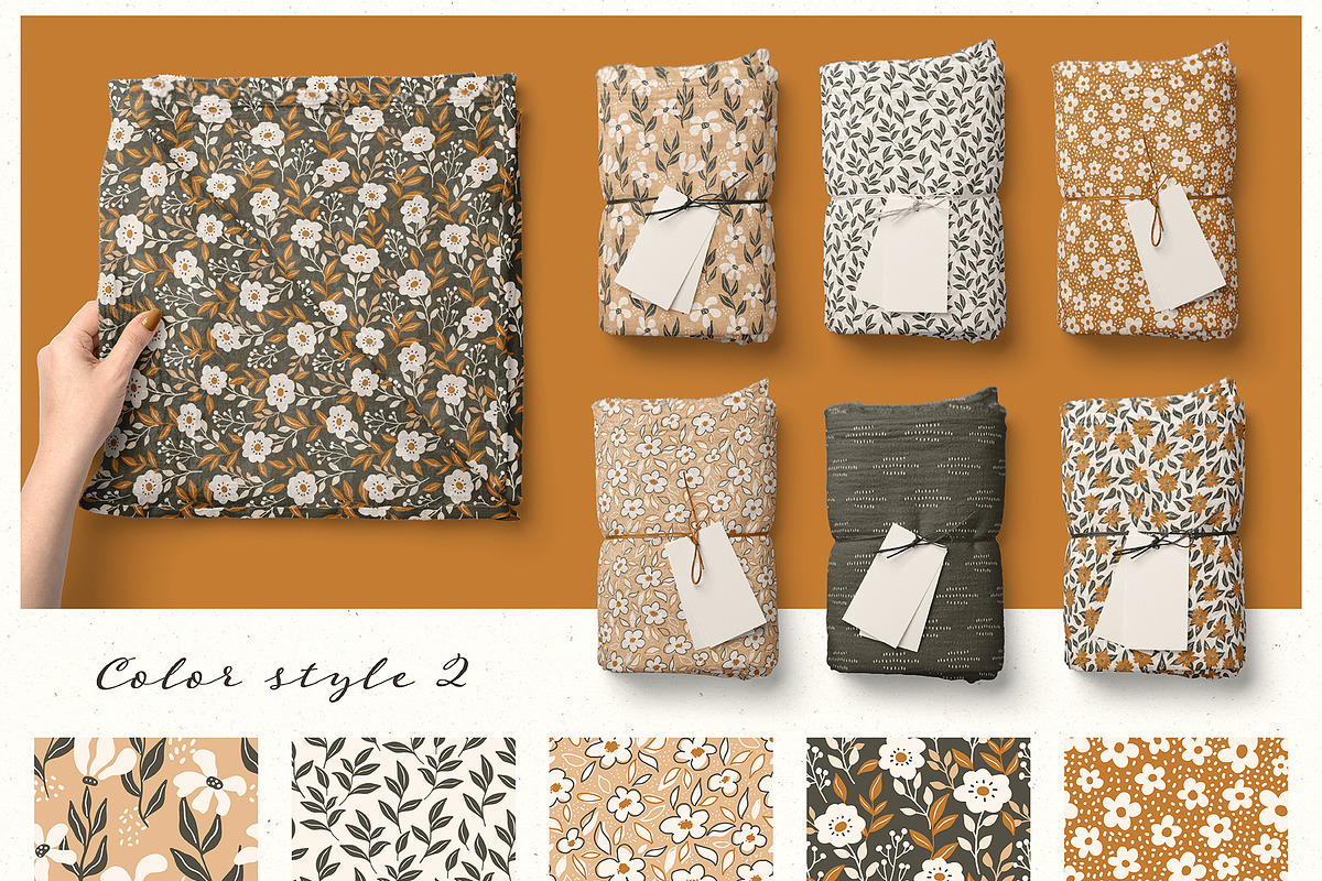 Autumn Haze - Collection of Patterns, a Pattern Graphic by Cuteanny Design (Photo 4 of 11)