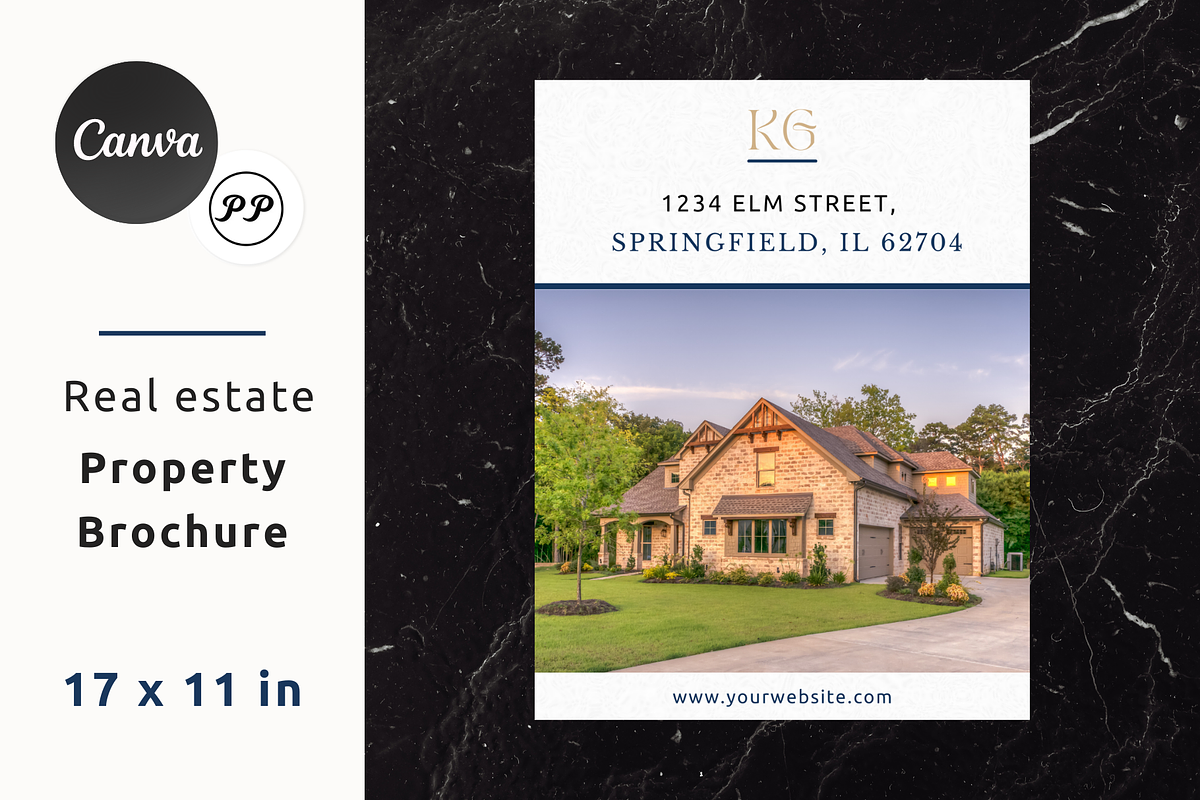 Property Brochure Template, a Brochure Template by PittaFinePrint (Photo 1 of 6)
