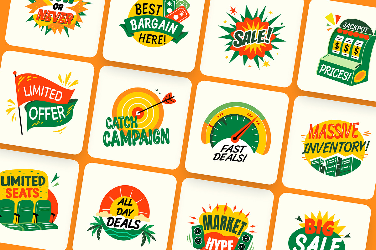 Promotional Stickers, an Emoji Icon by Vectors Market (Photo 5 of 9)