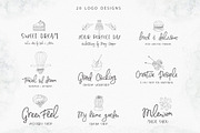 Fashionable Duo Font & Illustr., a Script Font by Designwork (Thumbnail 13 of 20)