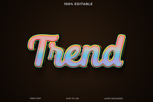 3d Trend text effect style, a Layer Style Add-On by Imamul001