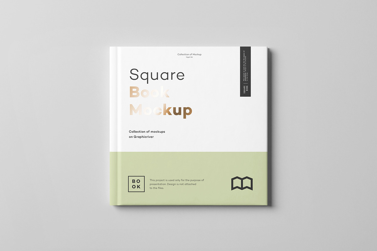 Square Book Mock up 2, a Books & Magazine Mockup by Yogurt86 (Photo 17 of 18)