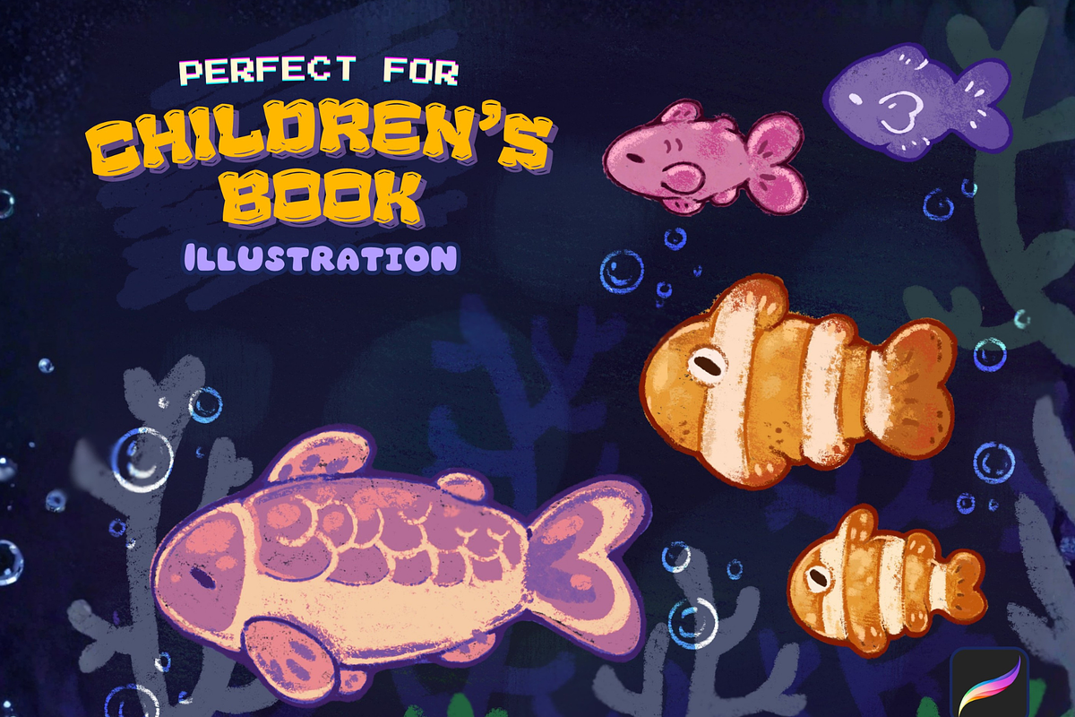 Soft- Crayon Brushes for Procreate, a Brush Add-On by TheDoodleSweets (Photo 2 of 5)
