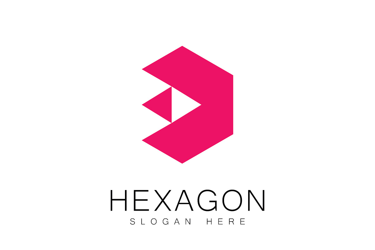 Polygonal Hexagon Logo Vector, a Graphic by T.Vooka (Photo 1 of 3)