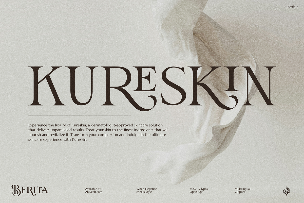 Berita, a Serif Font by Aluyeah Studio (Photo 7 of 15)