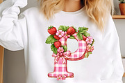 Watercolor Strawberry Alphabet Clip, a Seasonal Illustration by designcity5 (Thumbnail 4 of 5)
