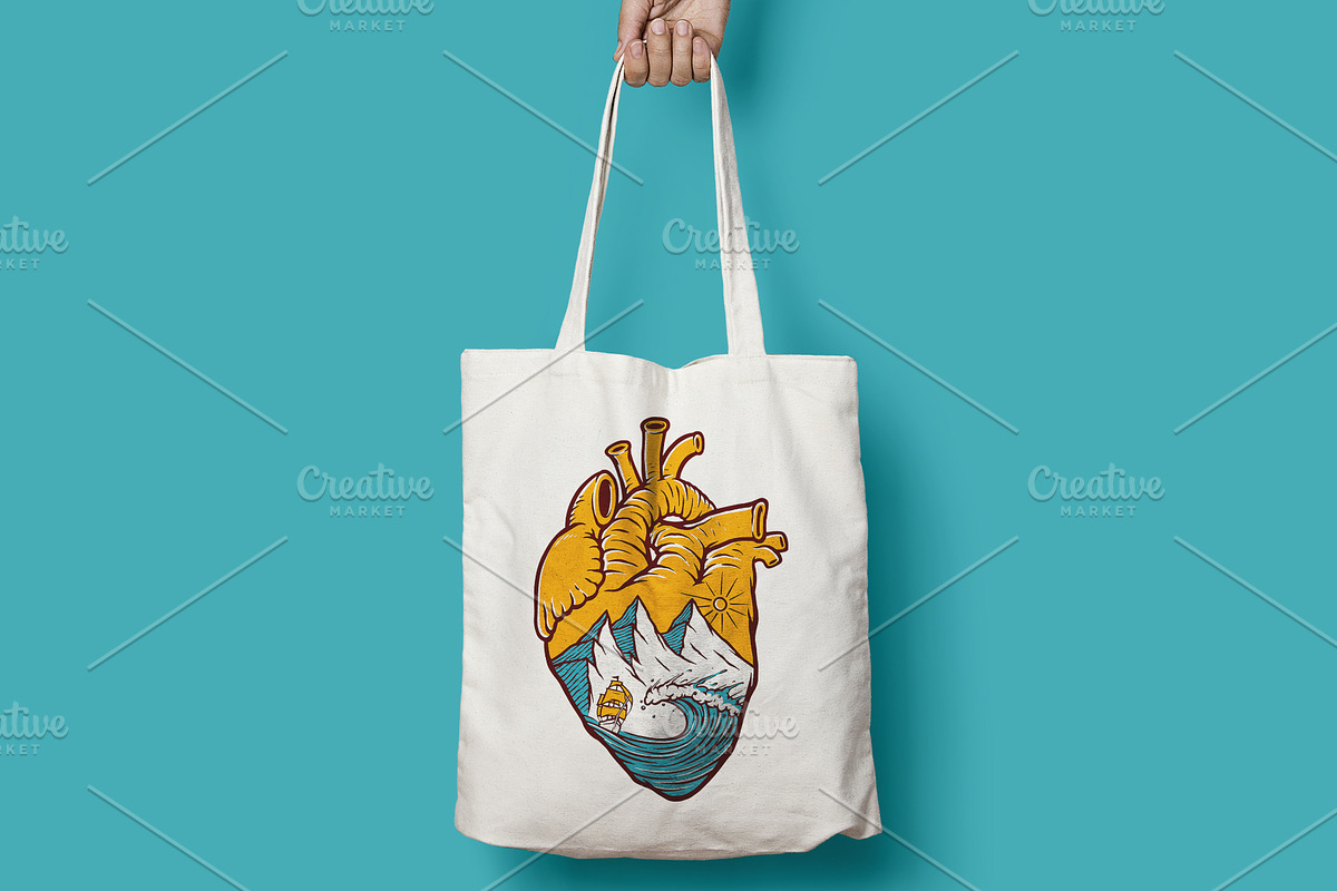 Sailing in my heart illustration, an Object Illustration by gunaonedesign (Photo 4 of 4)