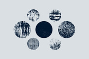 Vector grunge round textures set., a Texture Graphic by PoPaShop (Thumbnail 3 of 6)