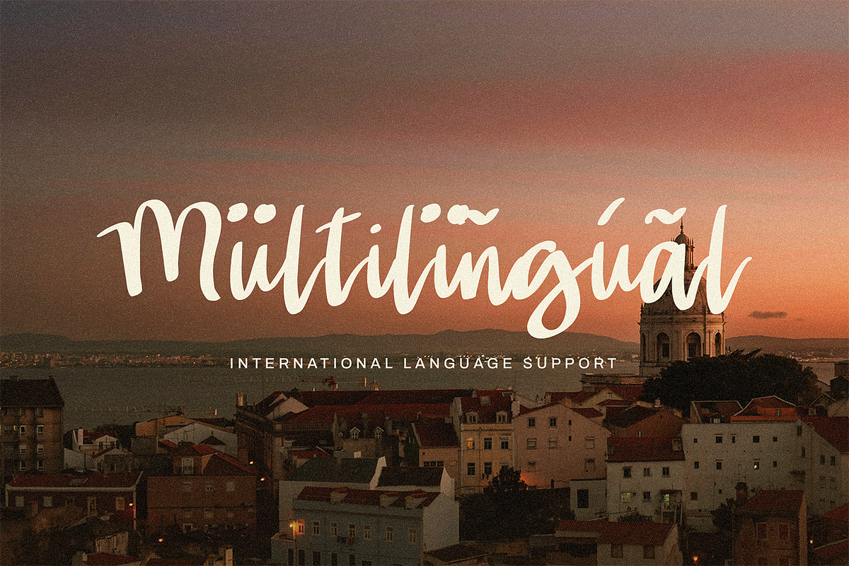 Gihatrea Casual Brush, a Handwritten Font by Portocraft (Photo 2 of 10)