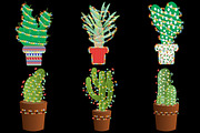 Christmas Cactus AI EPS PNG, an Illustration by FrankiesDaughtersDesign (Thumbnail 8 of 11)