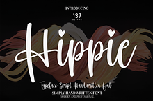 Hippie | Script Font