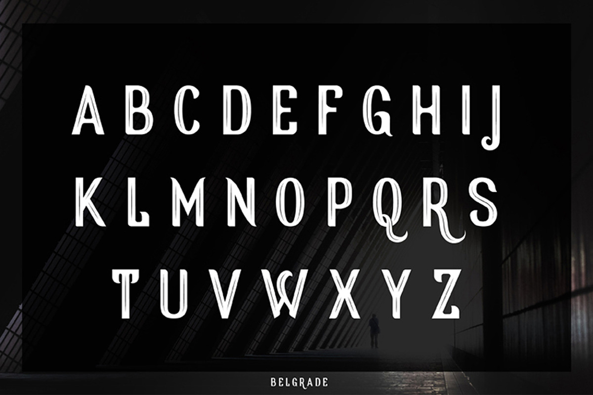 Belgrade, a Sans Serif Font by edcreative (Photo 3 of 7)