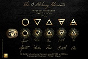The 5 Alchemy Elements: Foil Set, an Object Graphic by Illumineer Media & Design (Thumbnail 9 of 13)