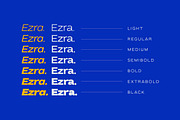 Ezra - Modern Sans (50% OFF), a Sans Serif Font by Sarid Ezra (Thumbnail 4 of 9)