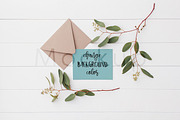A2 Card Mockup - Eucalyptus 3, a Product Mockup by ILLONA GRAPHICS (Thumbnail 4 of 5)