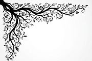 50 Tree Branch Corner Silhouette, a Decorative Illustration by Amazin_art (Thumbnail 15 of 25)