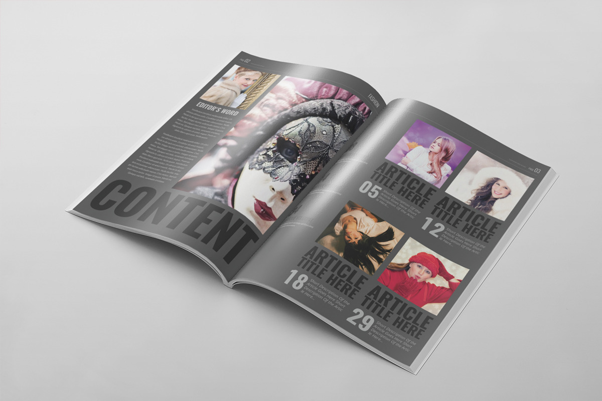 Magazine Template 53, a Magazine Template by pmvch (Photo 2 of 15)
