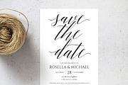 Save the Date Template SHR208, an Invitation Template by Shafura_Wedding (Thumbnail 2 of 5)
