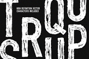 BRASH - A Dry Brush Font, a Sans Serif Font by ReveryWorks (Thumbnail 8 of 16)