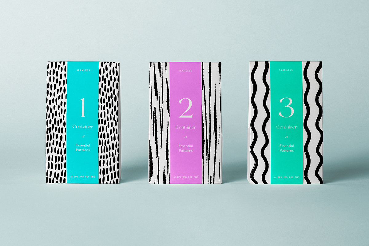 50 Hand-Drawn Dot & Stripe Patterns, a Pattern Graphic by Artec Maison (Photo 7 of 19)